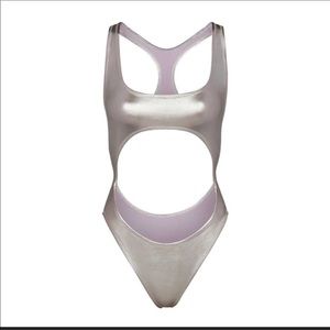 Skims Metallic Monokini